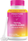 Pink Stork Monolaurin Pellets – Ácido Láurico Vegano para Apoyo Inmunológico y Digestivo – 226g