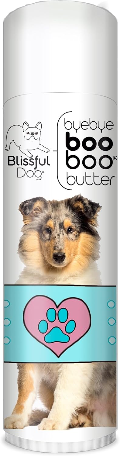 The Blissful Dog .50 oz Tube Collie Booboo – Manteca de karité : proporciona hidratación profunda y ayuda a – Image 1