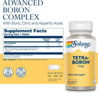 Solaray Tetra Boro 3 mg, 100 comprimidos