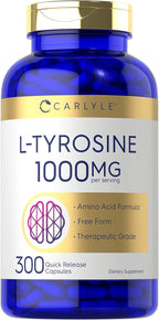 Carlyle L-Tirosina 1000 mg 300 Cápsulas