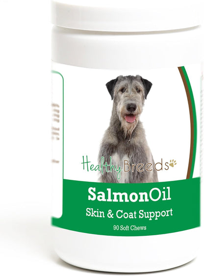Healthy Breeds Aceite de Salmón en Golosinas – Piel y pelaje: El EPA y DHA pueden ayudar a mantener una barrera – Image 1