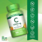Vitamina C 1000mg con Bioflavonoides y Escaramujo - 100 Comprimidos | Nature's Truth