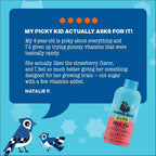 Mama Bird Kids Multi+ Líquido - Multivitamínico Infantil con Vitaminas Metiladas - Fresa - 473 ml