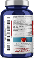 NusaPure Esteroles Vegetales 1500 mg - 180 Comprimidos (No Transgénico, Vegano) con Bioperina