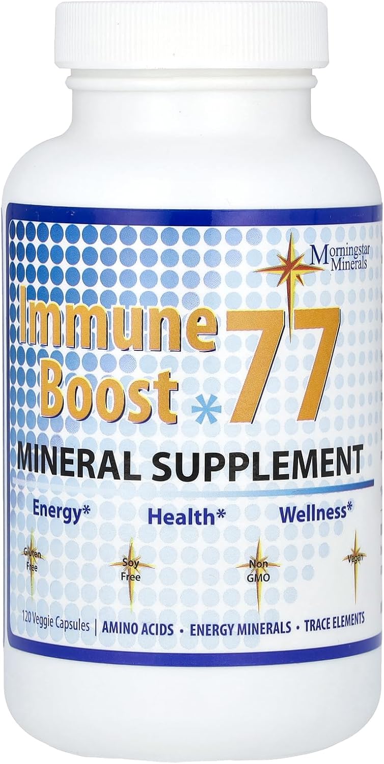 Morningstar Minerals Immune Boost 77, 120 Cápsulas Veganas