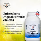 Christopher's Original Formulas Vitalerbs, Nutrient-Rich Herbal Supplement, 180 Veggie Capsules