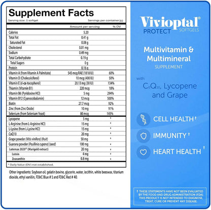 Vivioptal Multivitamínico para Hombre y Mujer, 60 Cápsulas (30+30) – Image 9