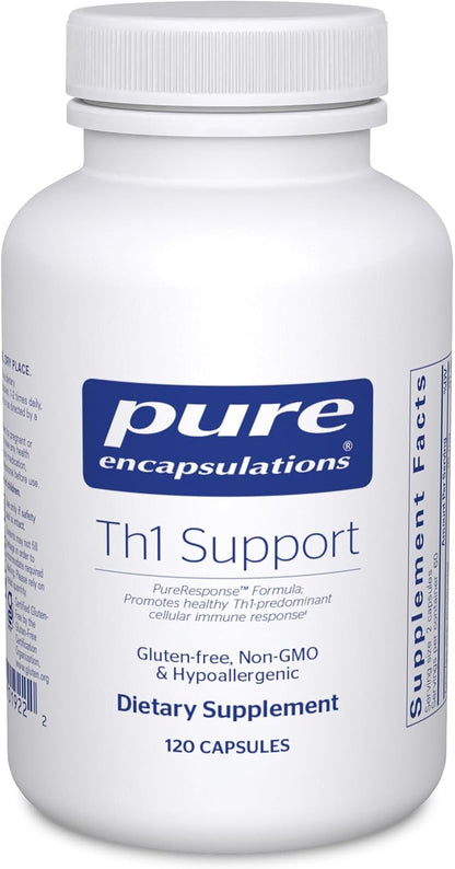 Pure Encapsulations Th1 Support | 120 – Berberina: alcaloide presente en plantas como el sello de oro y el – Image 1