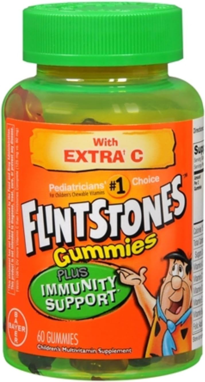 Flintstones Gummies Plus Apoyo Inmune 60 uds (Paquete de 5)