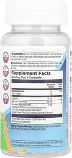 Relax-a-Saurus™ Masticables para niños (Uva, 30 comprimidos masticables)