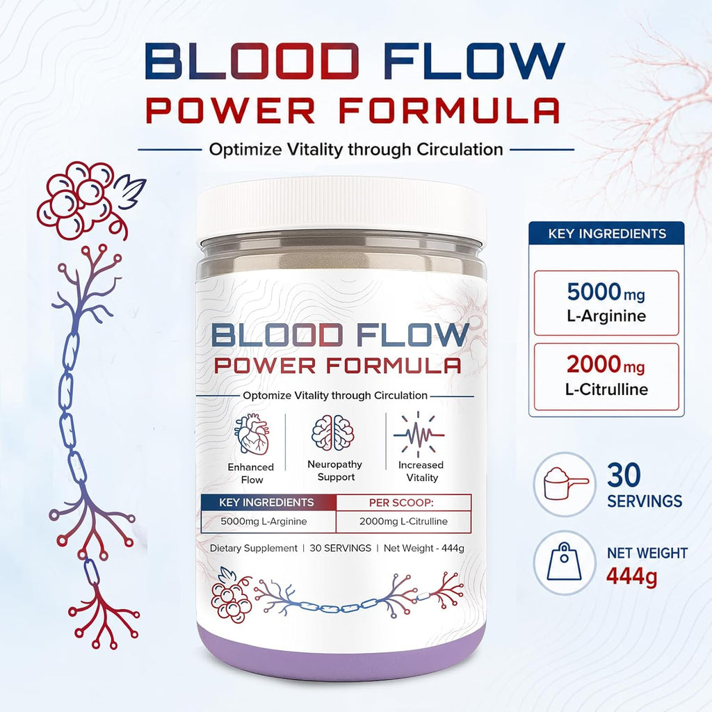 The Blood Flow Power Formula Neuropathy Drink Powder – 444g (30 dosis)