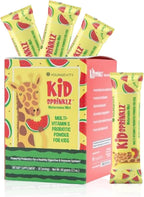 Youngevity Kidsprinklz Multivitamínico en Polvo Sabor Sandía - Multivitaminas y Probióticos para Niños - 30 Dosis