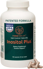Inositol Plus para Mujeres | Fórmula 40:1 Myo-Inositol y D-Chiro Inositol con 12 Ingredientes | 120 Cápsulas