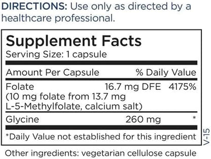 Metabolic Maintenance L-Metilfolato 10 mg - 90 Cápsulas – Image 6