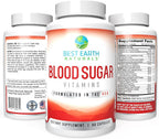 Best Earth Naturals Vitaminas para el Azúcar en Sangre, 60 Cápsulas