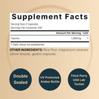 NatureBell Taurina 1.000mg por Dosis, 500 Cápsulas | Suplemento de Aminoácidos Esenciales