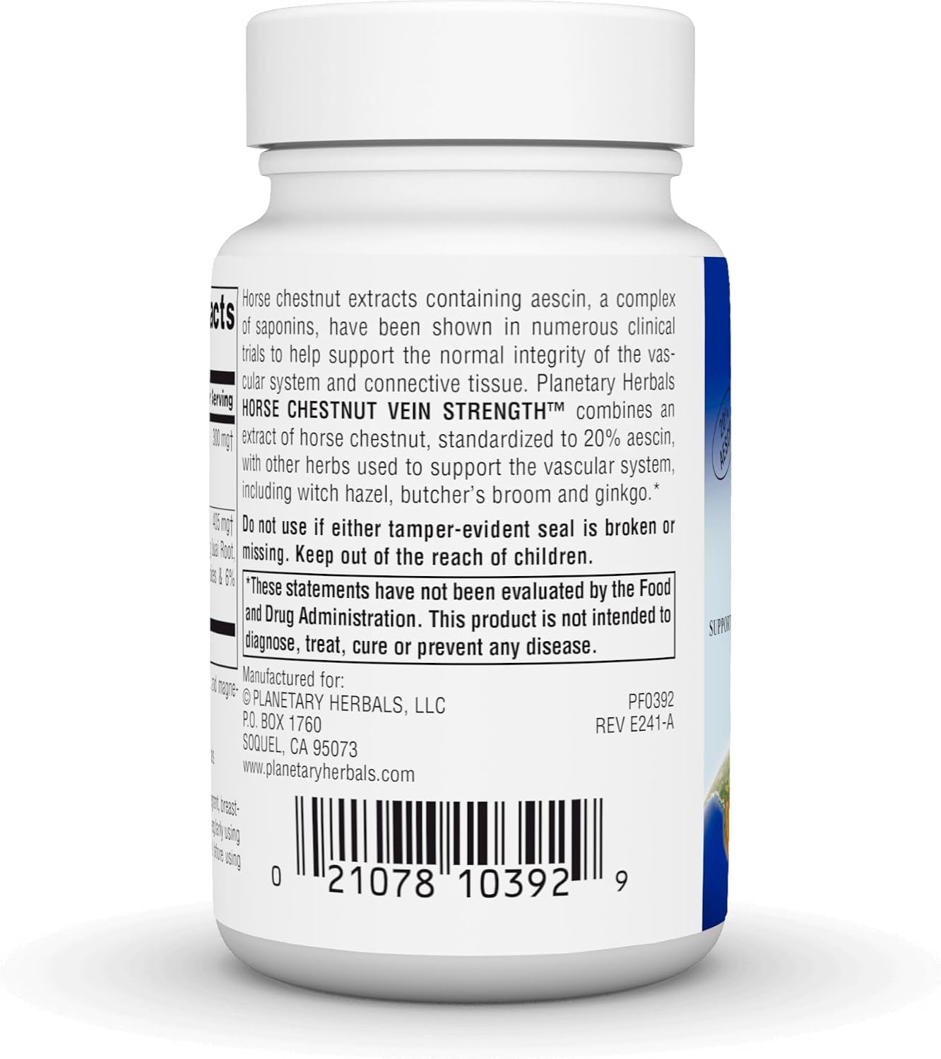 Planetary Herbals Castaño de Indias Venas Fuertes, 705 mg - 42 Comprimidos