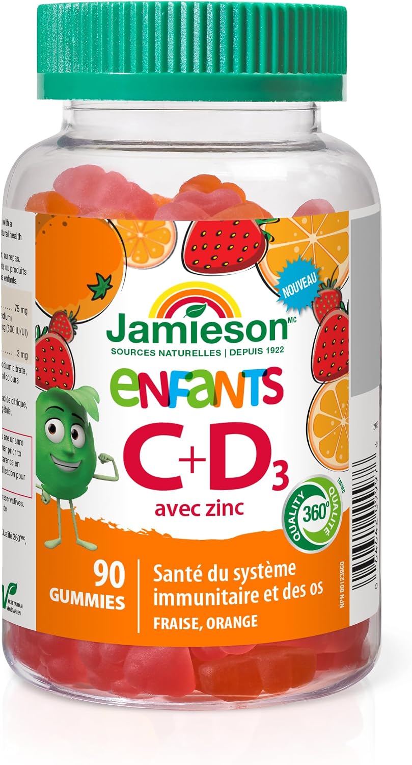 Gominolas de Vitamina C + D3 + Zinc para Niños