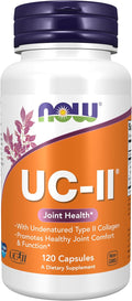 NOW Foods UC-II Colágeno Tipo II No Desnaturalizado, 120 Cápsulas Vegetales