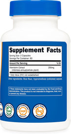 Nutricost Artemisinin 200mg, 120 Cápsulas Vegetarianas - Sin OGM, Sin Gluten, 60 Dosis