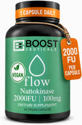 BoostCeuticals Nattokinase 2000 FU - 60 Cápsulas Veganas Enzima Fibrinolítica