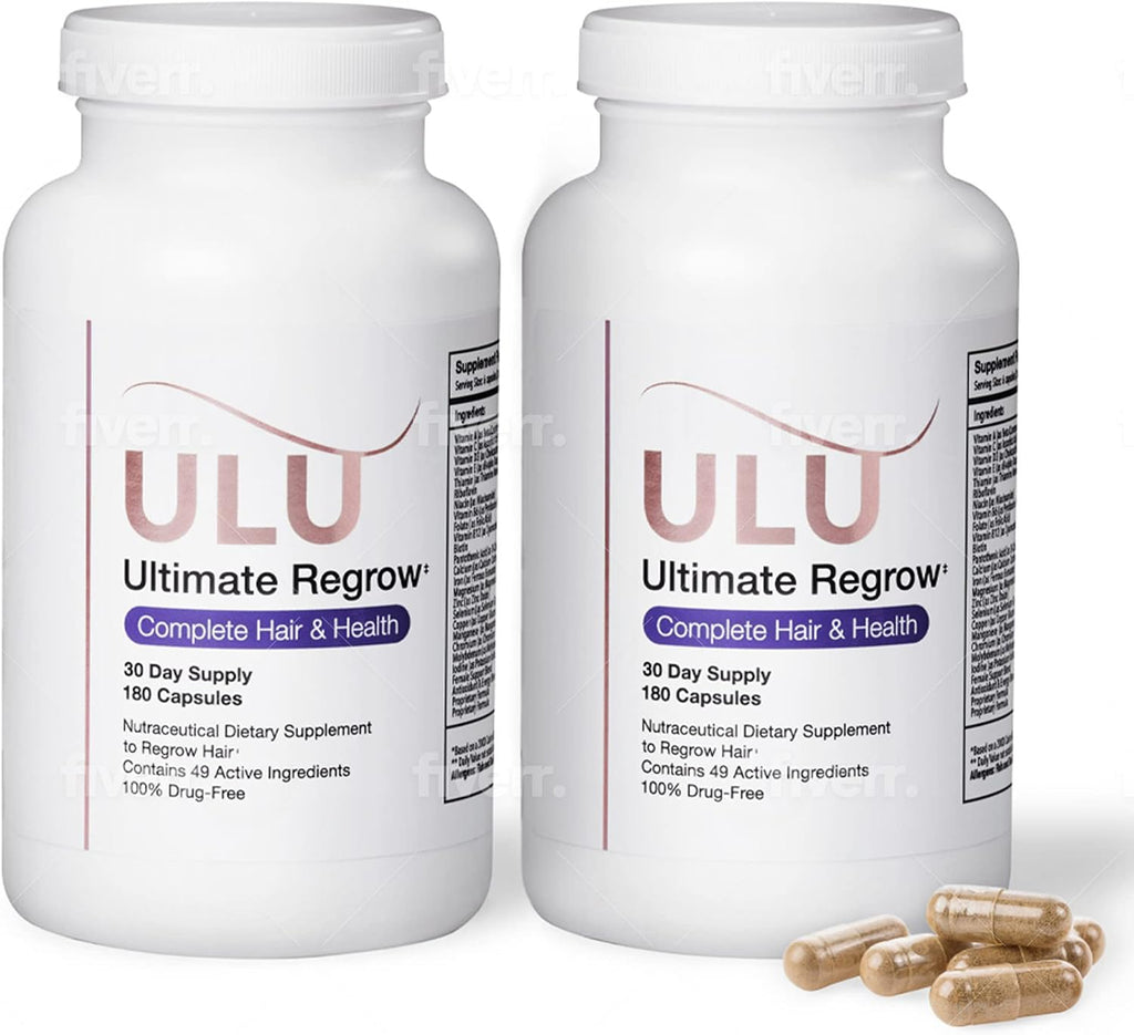 Ultimate Regrow Multivitamin – Cabello, Piel y Uñas, 360 Cápsulas
