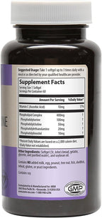 MRM Nutrition PS 10mg - Fosfatidilserina 100mg - 60 Cápsulas