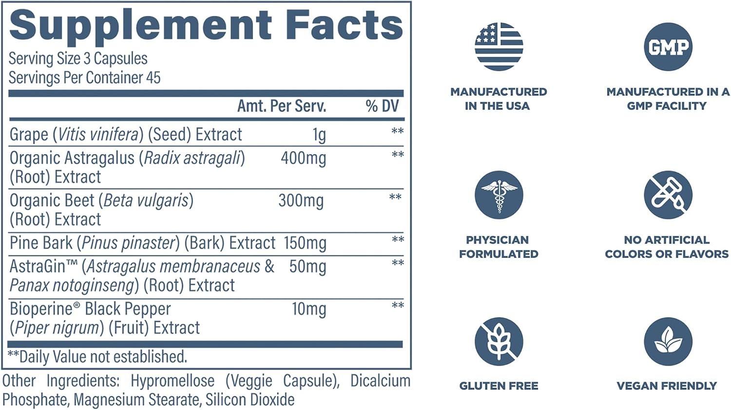 Revive MD Kidney Support – Complemento para la Función Renal (135 Cápsulas Vegetales)