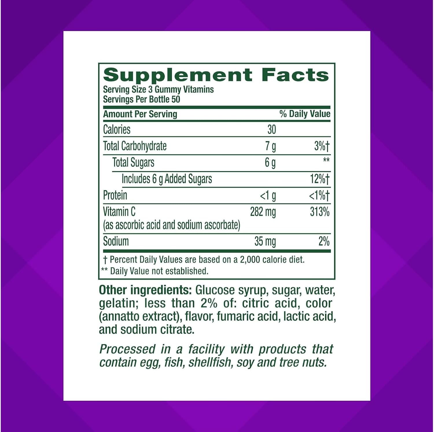 Vitafusion Power C Gummy, 150 unidades