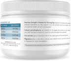 Nutrition Strength Vitaminas para Perras Lactantes con Calcio, Fósforo, Magnesio y Zinc, 120 Chewables Blandos