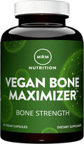 MRM Nutrition Bone Maximizer Vegano - Para Mujeres y Hombres - 30 Servicios | Complejo de Calcio y Minerales con Algas Calcáreas Orgánicas, Vitamina D3, Vitaminas K1 y K2, Magnesio y Zinc para Huesos Saludables