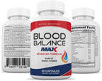 Justified Laboratories Blood Balance Max, 60 Cápsulas (Paquete de 2) - Fórmula Avanzada de Apoyo Circulatorio con Hierbas y Vitaminas