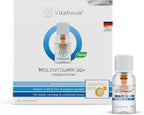 Vitabaum® Multivitamin 50+ for Him – Complemento Líquido para Hombres Mayores de 50 – Sistema Twist and Mix™ de Absorción Rápida – 30 Viales – 10 ml por Dosis – Vegano