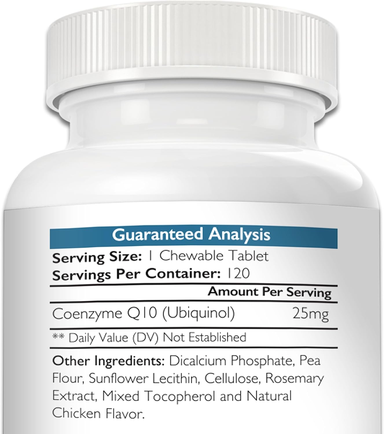 Nutrition Strength Coenzima Q10 para Perros - Ubiquinol, 120 Comprimidos Masticables