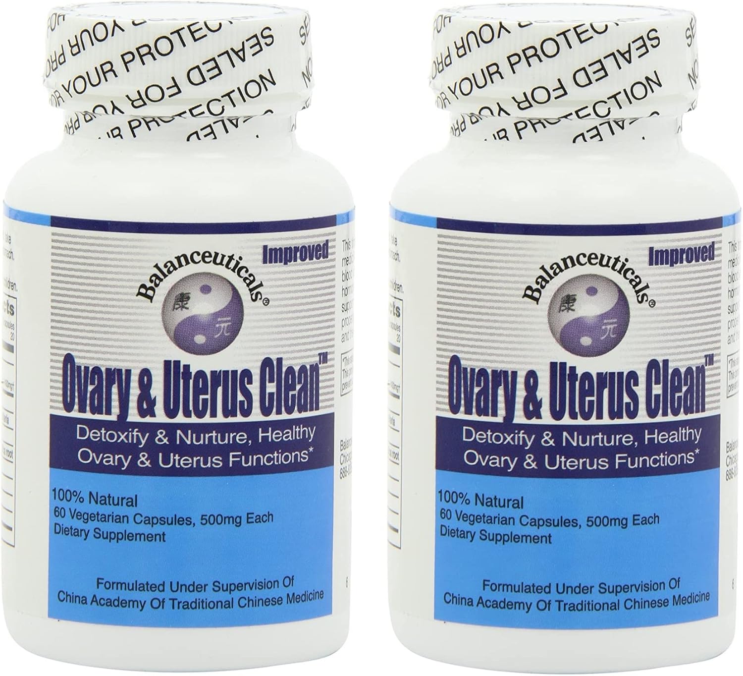 Balanceuticals Ovary & Uterus Clean - 60 Cápsulas