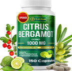 Extracto Concentrado de Bergamota Cítrica 25x, 1000mg por Dosis, 150 Cápsulas Vegetales - LaVitali