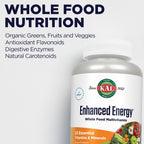 KAL Multivitamin Chewable Enhanced Energy con hierro - Sabor mango piña - 60 comprimidos