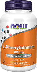 NOW Foods L-Phenylalanine 500mg, 120 Cápsulas (Pack de 2)