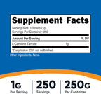 Nutricost L-Carnitina Tartrato en Polvo (250 g)