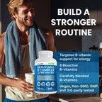 Complejo B Metilado con B12 Metilcobalamina y Metilfolato 1000 mcg - Complejo B Premium para Energía y Función Cognitiva - Multivitamínico Metilado (270 porciones, Paquete de 3)