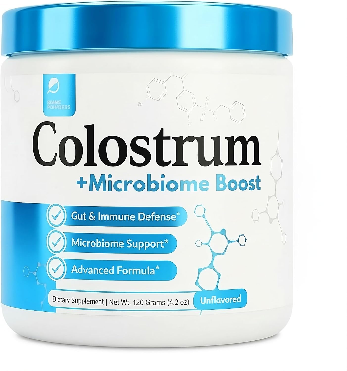 Prime Powders Colostrum Powder con Probiótico Akkermansia - 120 Dosis