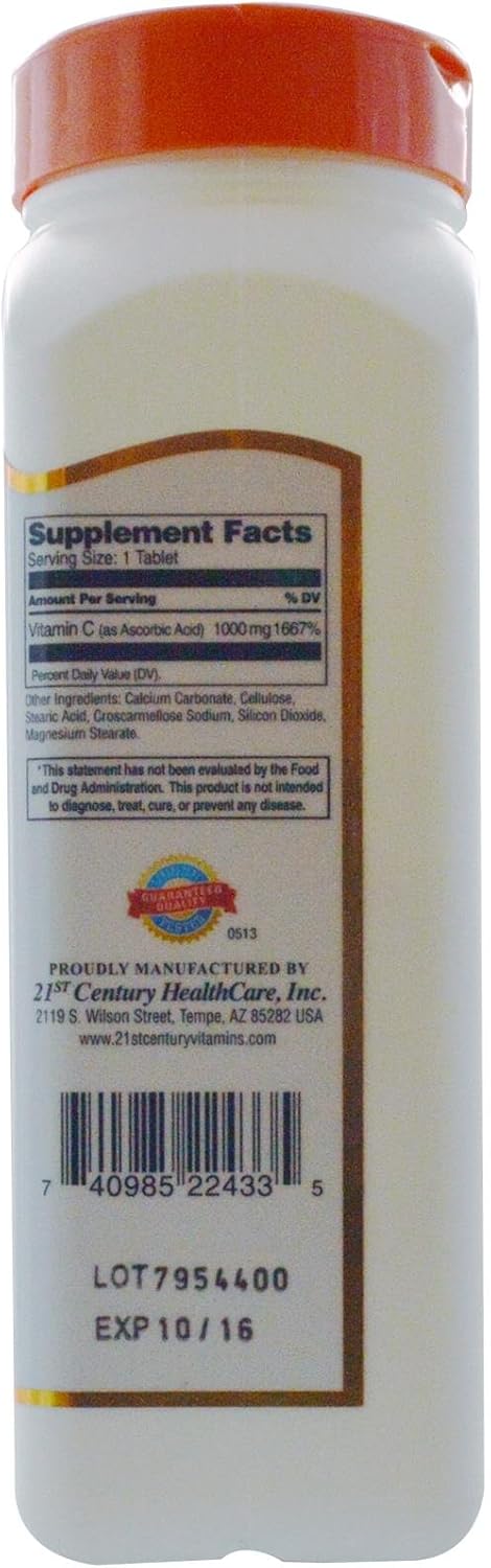 21st Century Vitamina C - 1000 mg, 130 Comprimidos