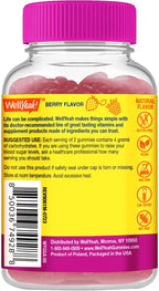 WellYeah Glucose Gummies - 4 g de Carbohidratos - Sabores Naturales - Gomitas Masticables para Hombres y Mujeres, No Transgénico, Sin Gluten - 60 Unidades