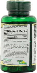 Nature's Bounty E-400 IU Natural Pure D-alpha - 120 Cápsulas Blandas