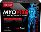 Myogenix Myovite Multivitamínico – 44 Paquetes – Fórmula Avanzada para Atletas