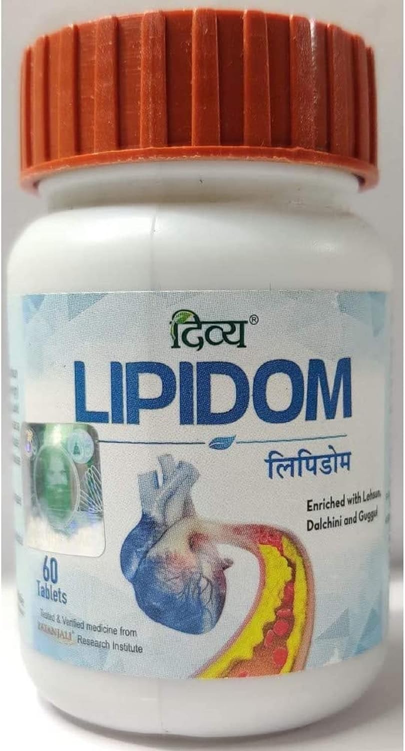 Patanjali Divya Lipidom 60 Tablets