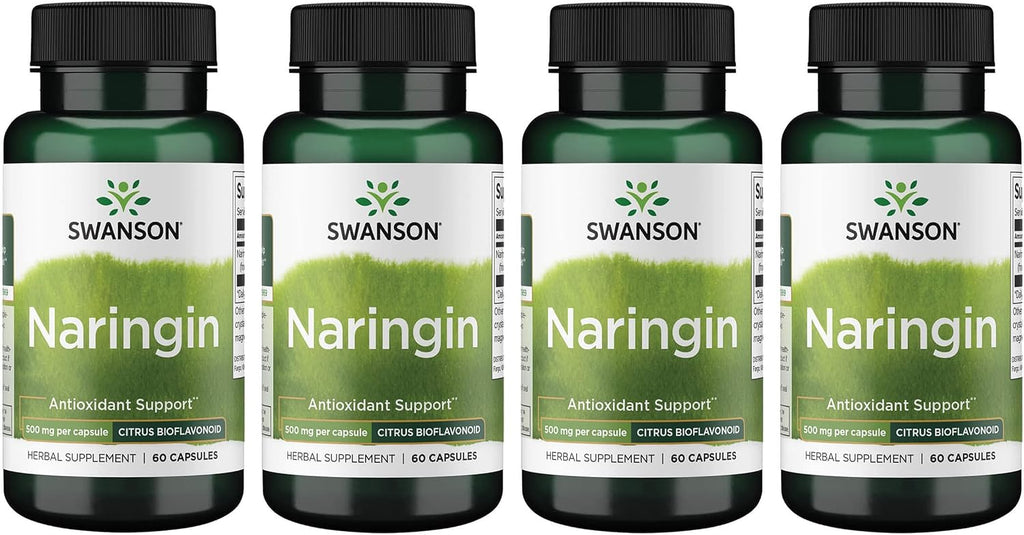 Swanson Naringina Bioflavonoide Cítrico 500 mg, 60 Cápsulas