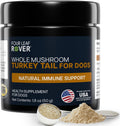 Turkey Tail Orgánico para Perros - Extracto de Cola de Pavo con más del 50% Beta-Glucanos - Probado por Terceros - Fabricado en EE. UU.