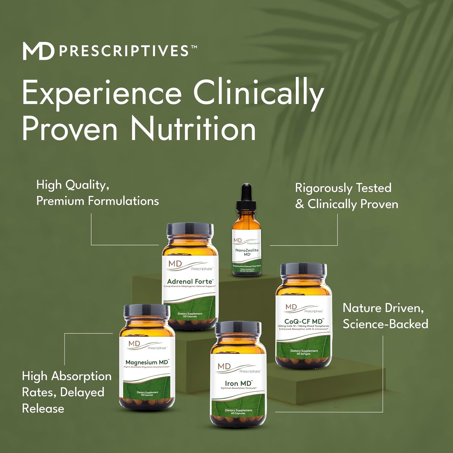 MD Prescriptives Essential Multi (Liberación Retardada) - Complejo Multivitamínico y Mineral - 120 Cápsulas