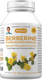 ANDREW LESSMAN Complejo de Berberina con Fosfolípidos - 240 Cápsulas